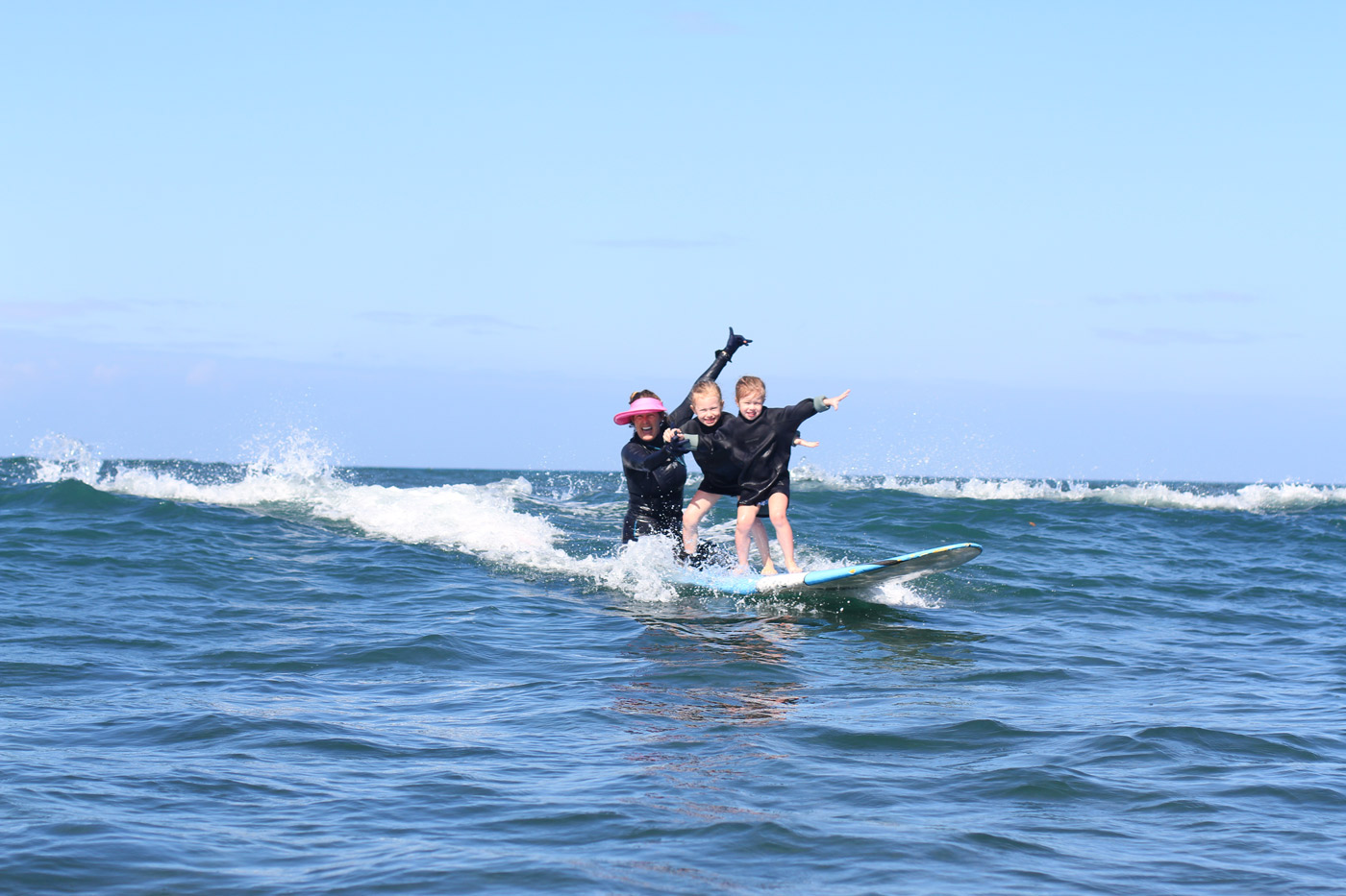 Learning to surf gives children confidence