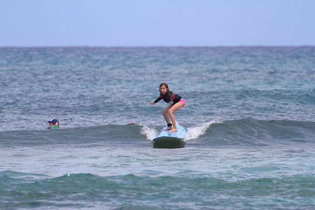  We love teaching young ladies to surf