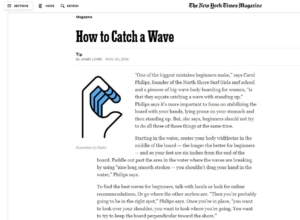 How to catch a wave